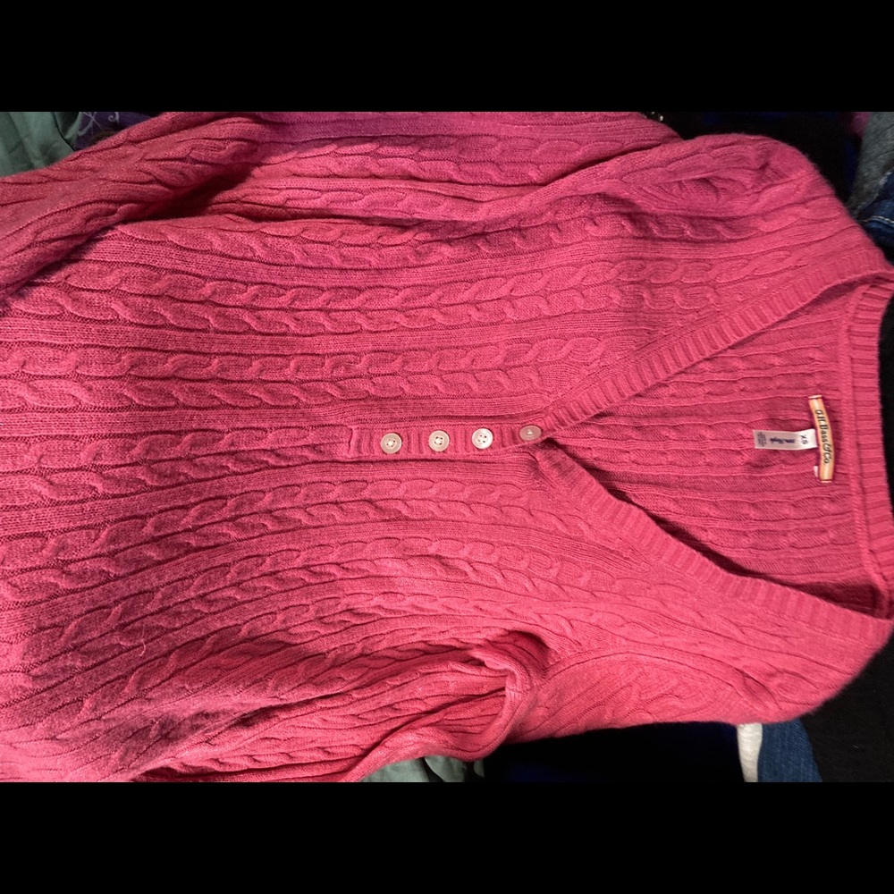 Bass and company pink sweater size xsmall like new